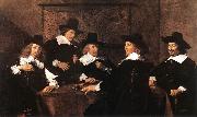 HALS, Frans Regents of the St Elizabeth Hospital of Haarlem Spain oil painting reproduction